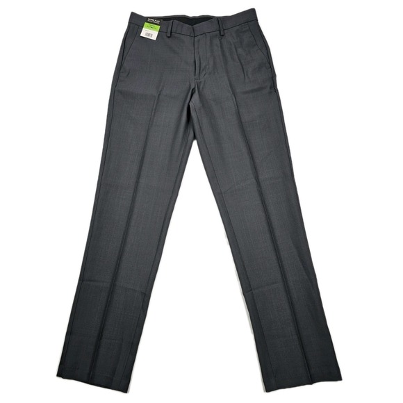 Kenneth Cole Techni-Cole Reaction Repreve Performance Dress Gray Pants,‎ 32 X 32 - Picture 1 of 4